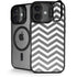 Silver Chevron iPhone 17 Kickstand Case
