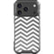 Silver Chevron iPhone 17 Pro Clear Case