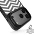 Silver Chevron iPhone 17 Pro Kickstand Case