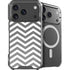 Silver Chevron iPhone 17 Pro MagSafe Case