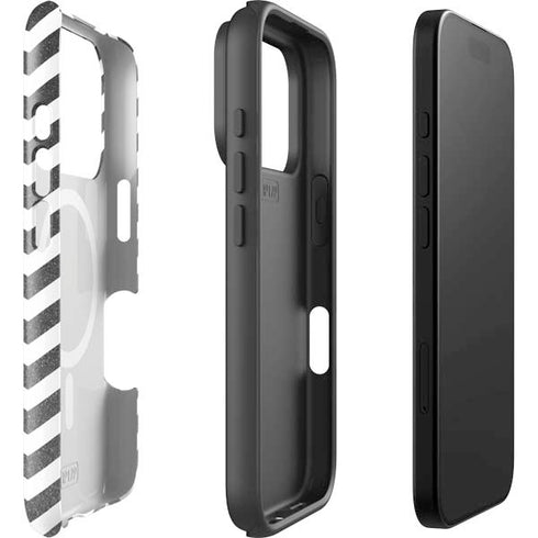 Silver Chevron iPhone 17 Pro Magsafe Impact Case