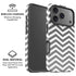 Silver Chevron iPhone 17 Pro Magsafe Impact Case