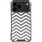 Silver Chevron iPhone 17 Pro Max Clear Case