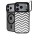 Silver Chevron iPhone 17 Pro Max Kickstand Case