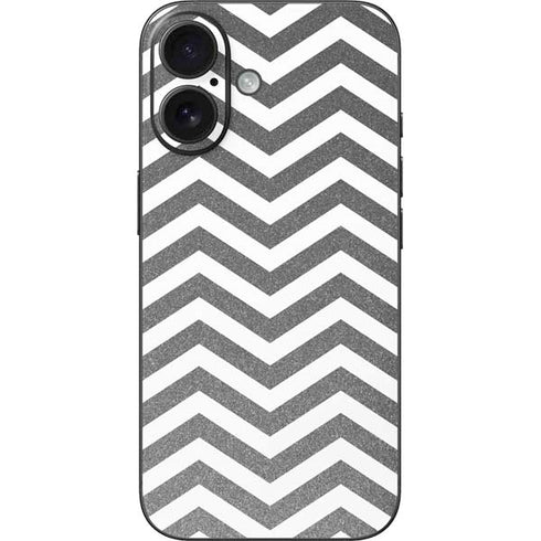 Silver Chevron iPhone 17 Skin