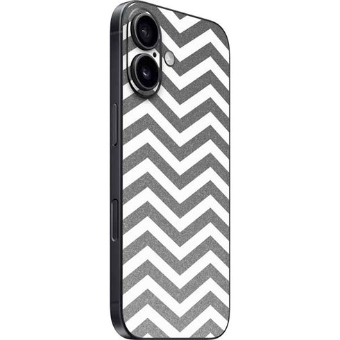 Silver Chevron iPhone 17 Skin