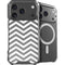 Silver Chevron iPhone 18 Pro Max MagSafe Case