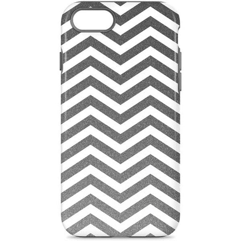 Silver Chevron iPhone Cases