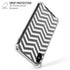 Silver Chevron iPhone X/XS Clear Case