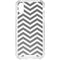 Silver Chevron iPhone XS Clear Case