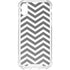Silver Chevron iPhone XS Clear Case