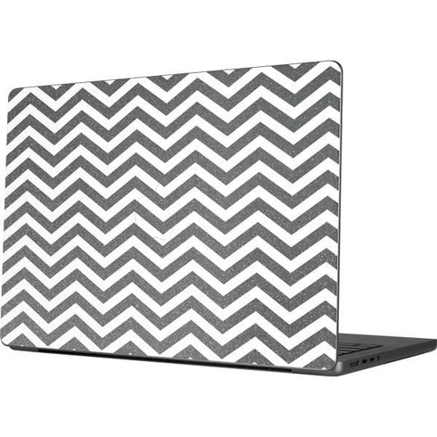 Silver Chevron Apple MacBook Pro 14-inch Skin
