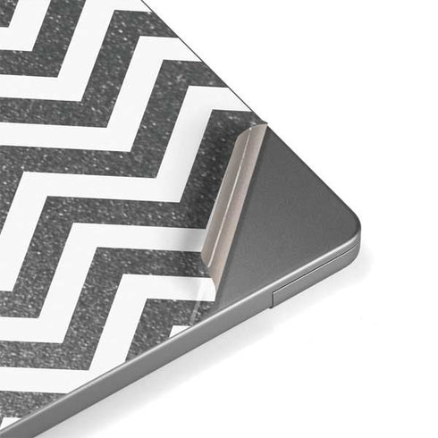 Silver Chevron Apple MacBook Pro 14-inch Skin
