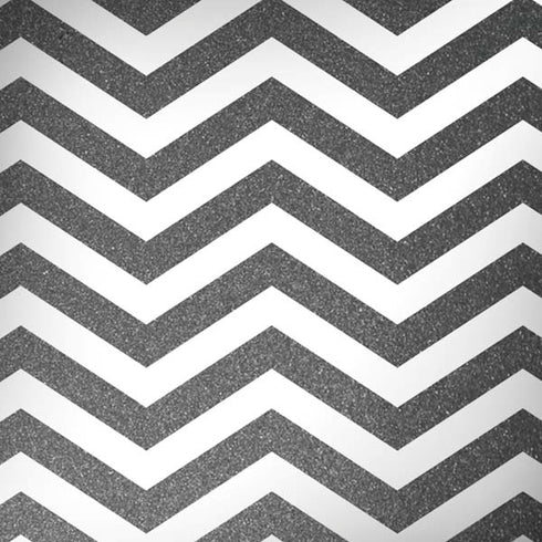 Silver Chevron Moto G6 Skin