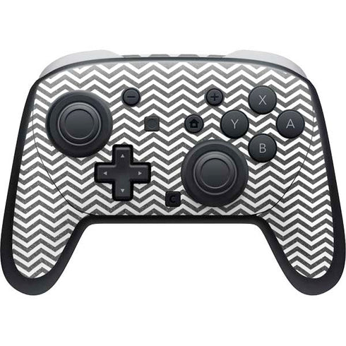 Silver Chevron Nintendo Skins