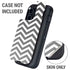 Silver Chevron Otterbox Defender iPhone Skin