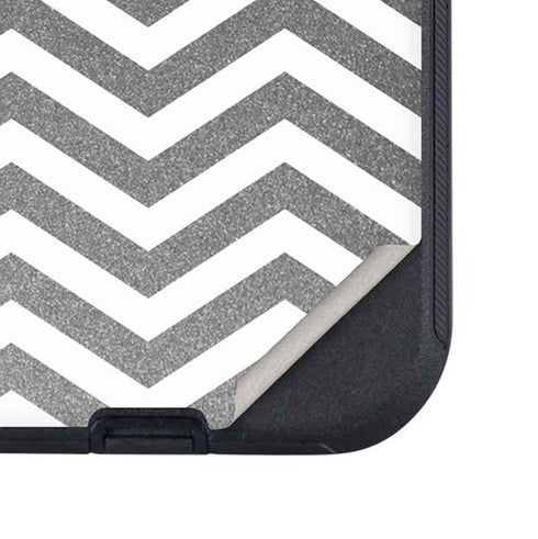 Silver Chevron Otterbox Defender iPhone Skin