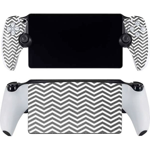 Silver Chevron PlayStation Portal Remote Player Skin