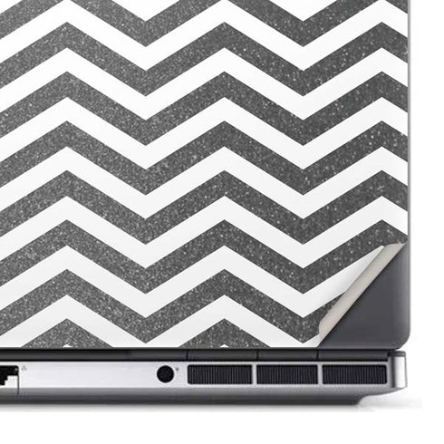 Silver Chevron Dell Precision Skin