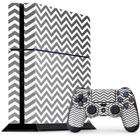 Silver Chevron PlayStation PS4 Skins