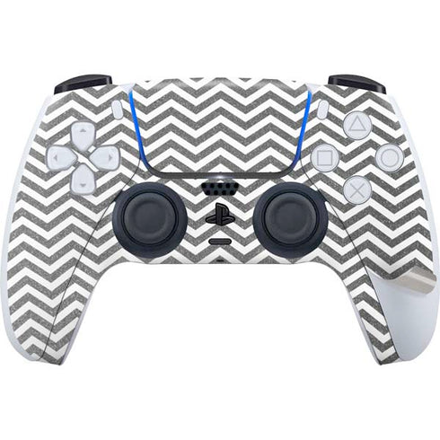 Silver Chevron PS5 Pro Bundle Skin