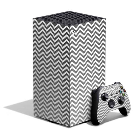Silver Chevron XBox Series X Digital Edition Bundle Skin