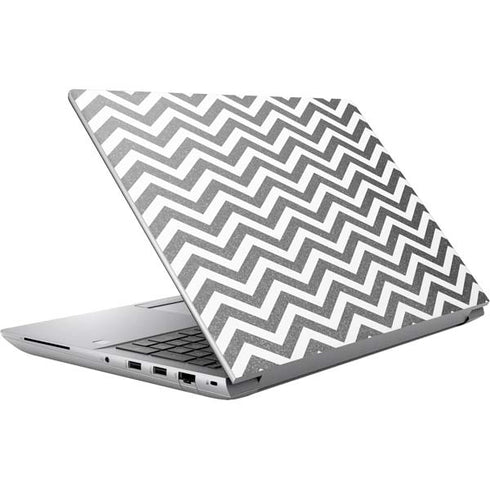 Silver Chevron HP ZBook Fury 16 G10 Skin