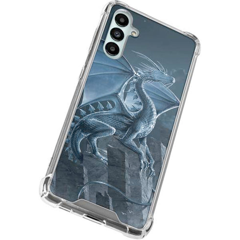 Silver Dragon by Vincent Hie Gabb Phone 4 Clear Case
