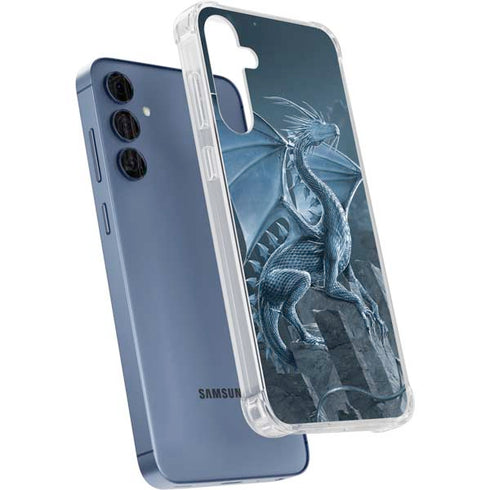 Silver Dragon by Vincent Hie Galaxy A35 5G Clear Case