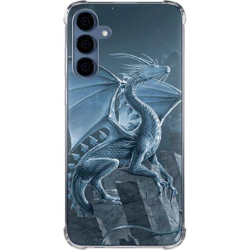 Silver Dragon by Vincent Hie Galaxy A55 5G Clear Case