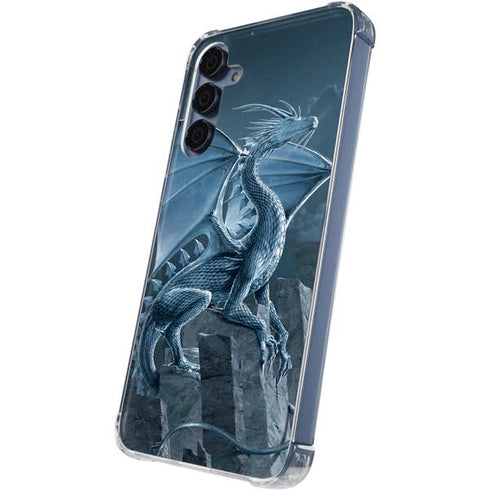 Silver Dragon by Vincent Hie Galaxy A55 5G Clear Case