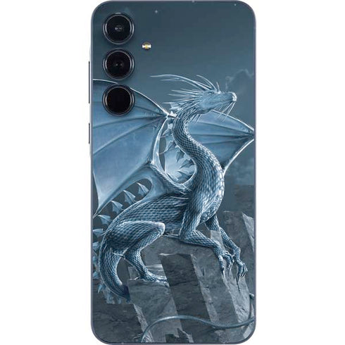 Silver Dragon by Vincent Hie Galaxy A55 5G Skin