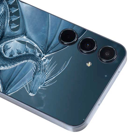 Silver Dragon by Vincent Hie Galaxy A55 5G Skin