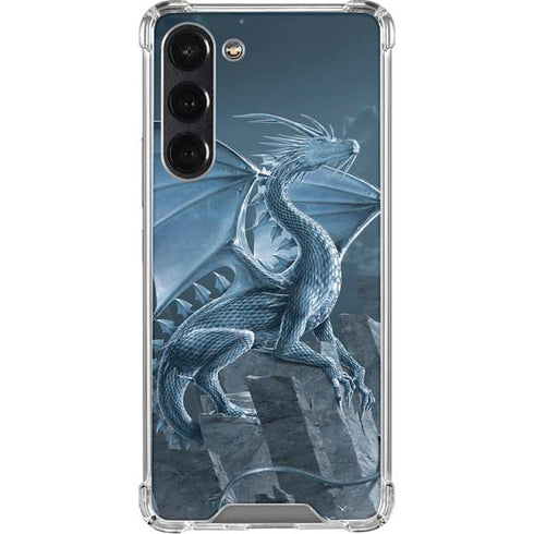 Silver Dragon by Vincent Hie Galaxy S24 FE Clear Case