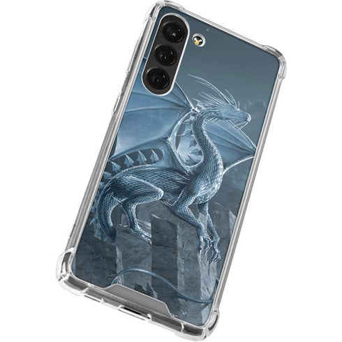 Silver Dragon by Vincent Hie Galaxy S24 FE Clear Case