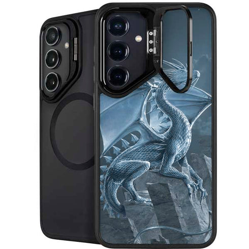 Silver Dragon by Vincent Hie Galaxy S24 FE Kickstand Case