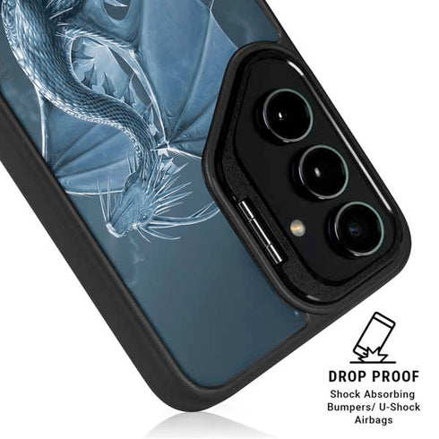 Silver Dragon by Vincent Hie Galaxy S25 Ultra Kickstand Case