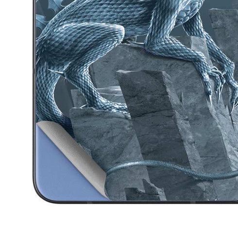 Silver Dragon by Vincent Hie Galaxy Z Fold5 5G Skin