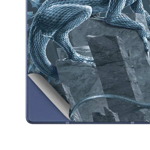 Silver Dragon by Vincent Hie Galaxy Z Fold6 Skin