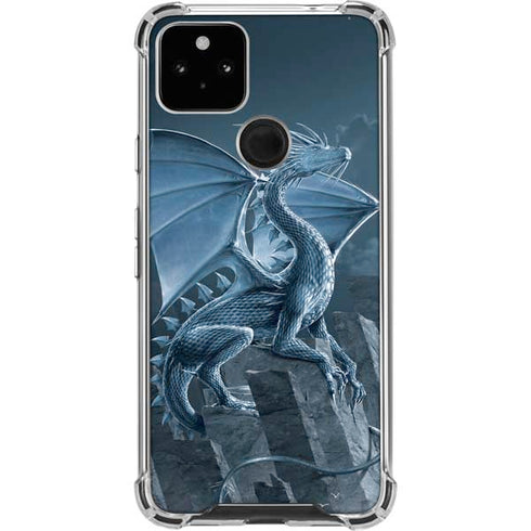 Silver Dragon by Vincent Hie Pixel Cases