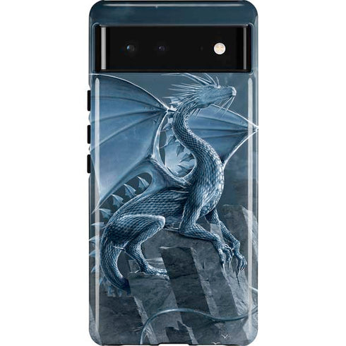 Silver Dragon by Vincent Hie Pixel Cases