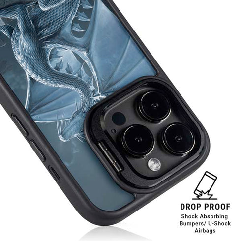 Silver Dragon by Vincent Hie iPhone 13 Pro Kickstand Case