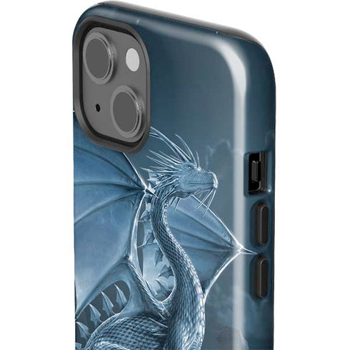Silver Dragon by Vincent Hie iPhone 15 Impact Case