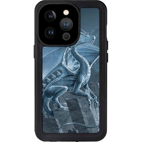 Silver Dragon by Vincent Hie iPhone 15 Pro Waterproof Case
