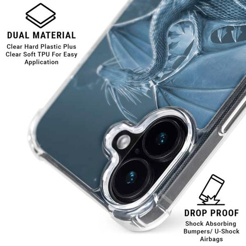 Silver Dragon by Vincent Hie iPhone 16 MagSafe Case