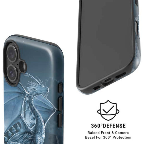 Silver Dragon by Vincent Hie iPhone 16 Magsafe Impact Case