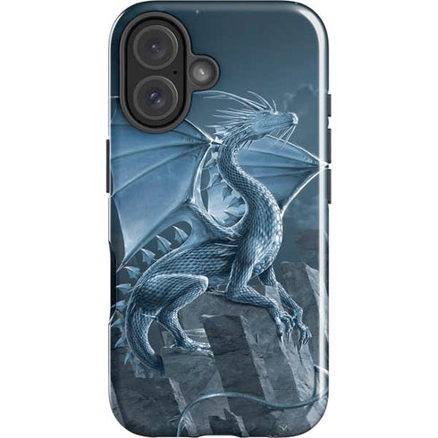 Silver Dragon by Vincent Hie iPhone 16 Plus Impact Case