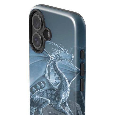 Silver Dragon by Vincent Hie iPhone 16 Plus Impact Case