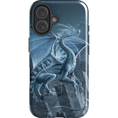 Silver Dragon by Vincent Hie iPhone 16 Plus Magsafe Impact Case