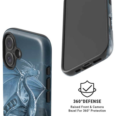 Silver Dragon by Vincent Hie iPhone 16 Plus Magsafe Impact Case